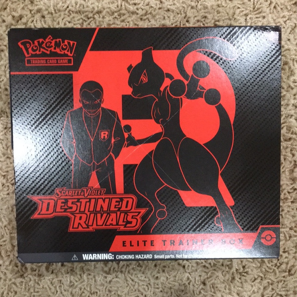 Destined Rivals Elite Trainer Box - NO PACKS, SLEEVES, ENERGIES, OR PROMO